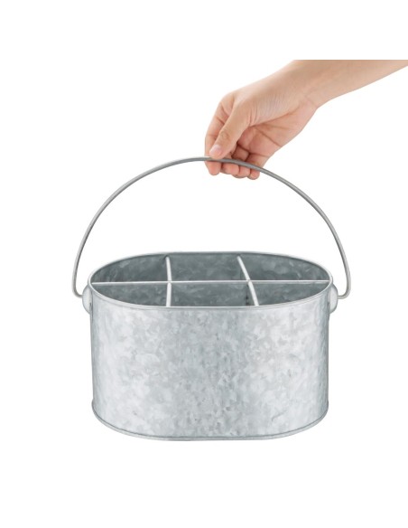 Rangement de table galvanisé Olympia - 4,2 L