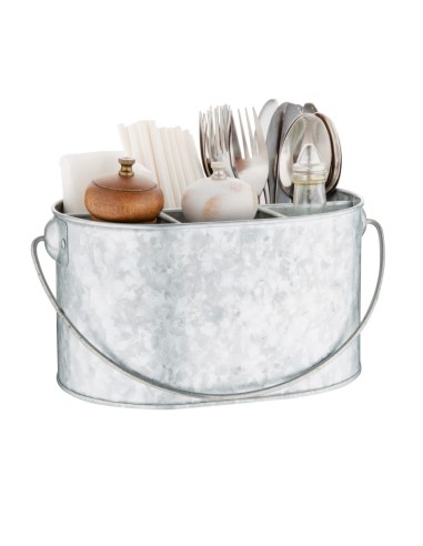 Rangement de table galvanisé Olympia - 4,2 L