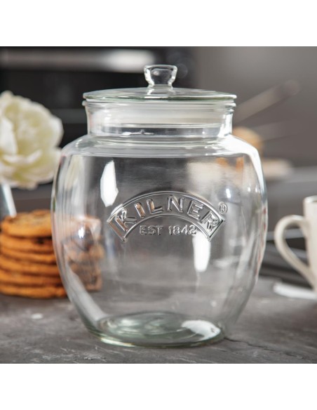 Bocal en verre Kilner 4L - hermétique et réutilisable