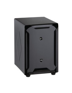 Distributeur de serviettes inox Olympia noir - 120x90x107 mm