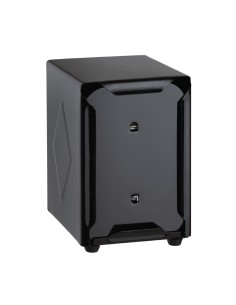 Distributeur de serviettes inox Olympia noir - 120x90x107 mm 2
