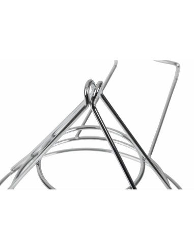 Filtre à huile conique Vogue en fer chromé - Durable