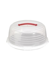 Boîte à gâteau ronde blanche Curver 350 mm - Transport sécurisé