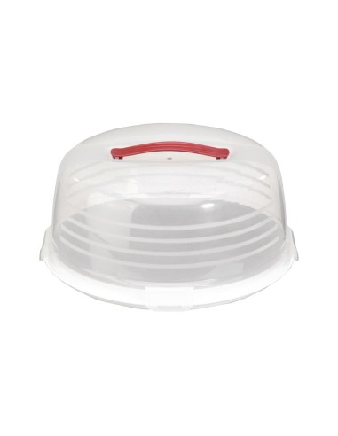 Boîte à gâteau ronde blanche Curver 350 mm - Transport sécurisé