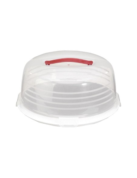 Boîte à gâteau ronde blanche Curver 350 mm - Transport sécurisé