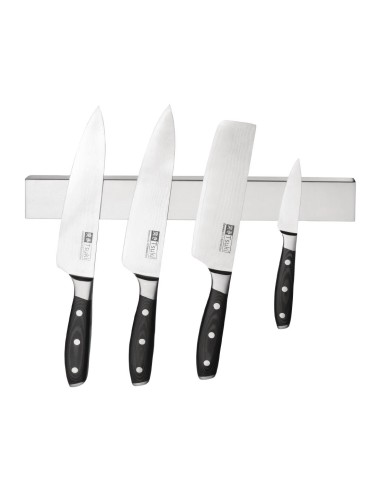 Barre magnétique inox Vogue 360mm - porte-couteaux