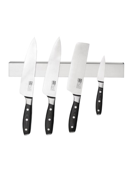 Barre magnétique inox Vogue 360mm - porte-couteaux