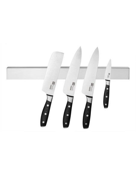Barre magnétique inox Vogue 460mm - Porte-couteaux professionnel