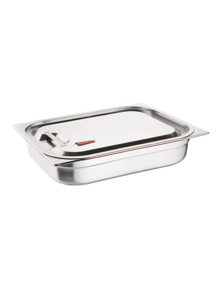 Couvercle hermétique inox et silicone Vogue GN 1/1