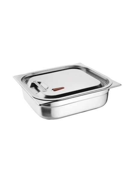 Couvercle hermétique inox et silicone Vogue GN 1/2