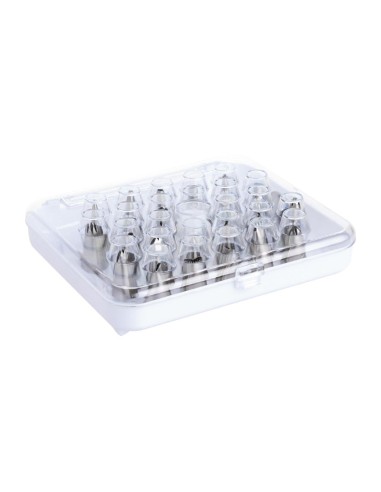 Boîte de 26 douilles pâtissières Vogue - inox