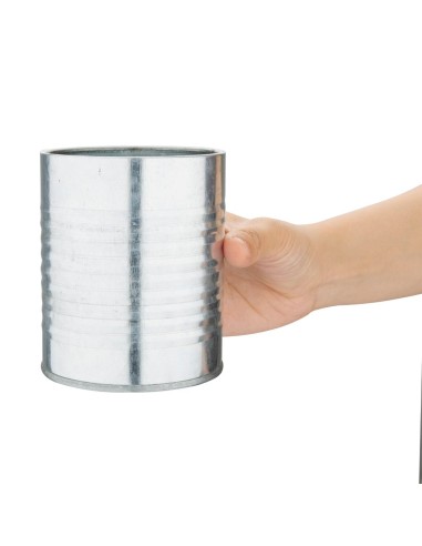 Récipient boîte de conserve en acier galvanisé Olympia - 660 ml