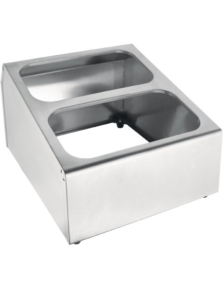 Support bacs GN Vogue carré - Acier inoxydable