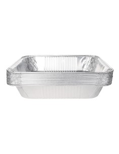 Barquettes aluminium Fiesta Recyclable GN 1/2 - lot de 5 2