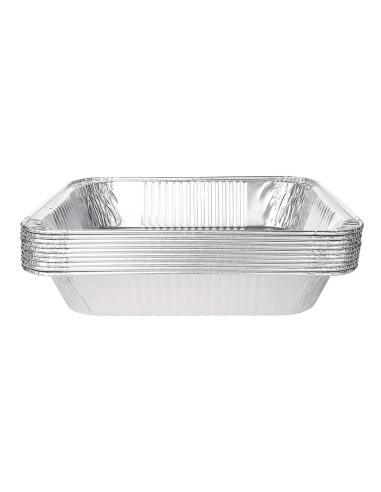 Barquettes aluminium Fiesta Recyclable GN 1/2 - lot de 5