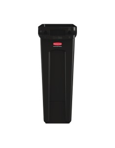 Collecteur de recyclage Rubbermaid Slim Jim noir 87L 2