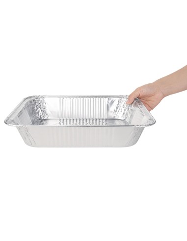 Barquettes aluminium Fiesta Recyclable GN 1/2 - lot de 5