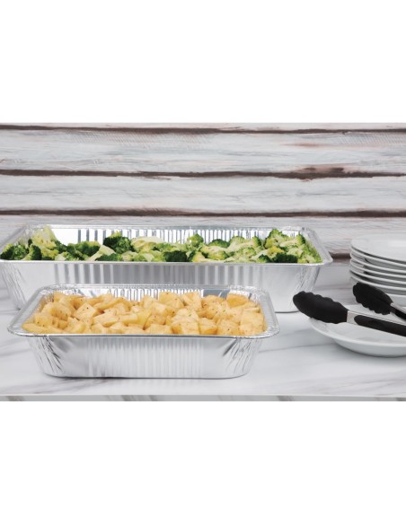 Barquettes aluminium Fiesta Recyclable GN 1/2 - lot de 5
