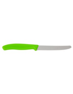 Couteau à tomate denté Victorinox vert 114mm - Haute précision 2