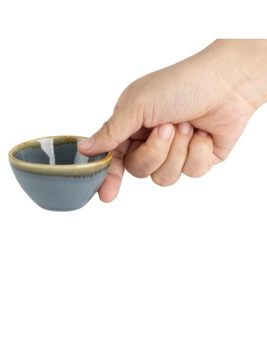 Pot à sauce Olympia Kiln océan 68mm - Lot de 12
