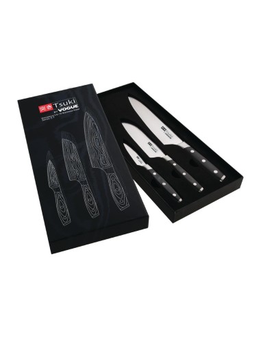 Coffret cadeau 3 couteaux Vogue Tsuki Series 7