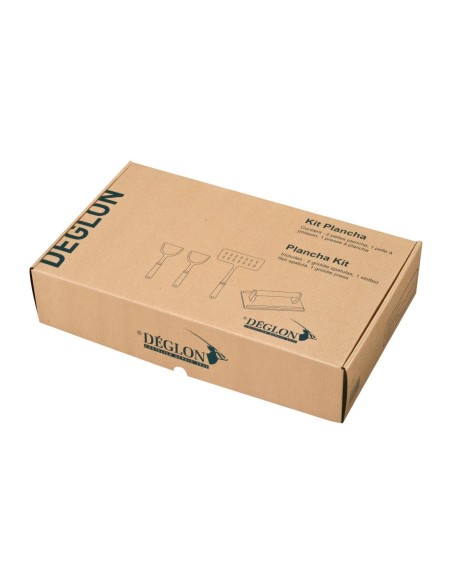 Kit plancha 4 ustensiles Deglon - Accessoires barbecue