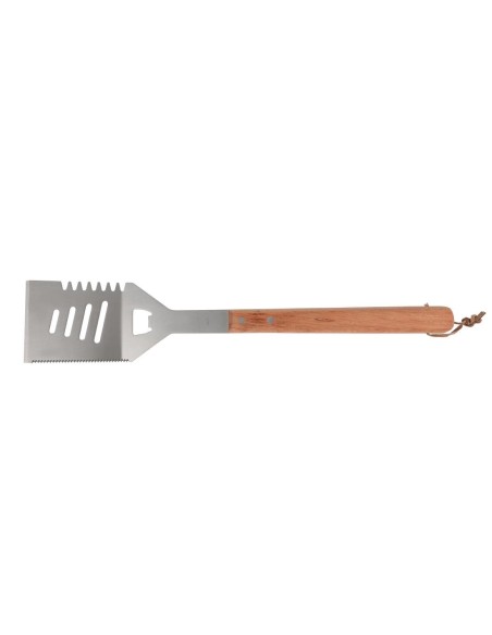 Kit barbecue 4 ustensiles Deglon - Acier inox et bois Bubinga