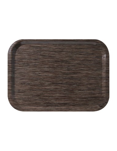 Plateau de service Roltex Fast Food 375x265 mm wengé