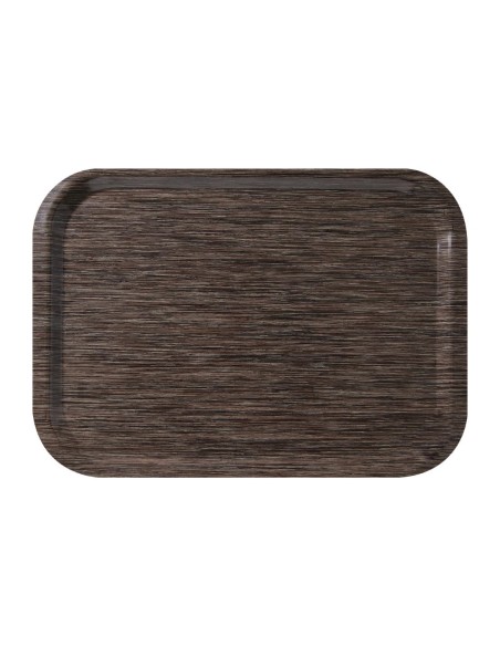 Plateau de service Roltex Fast Food 375x265 mm wengé