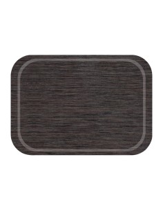 Plateau de service mélamine Roltex Fast Food wengé 375x265 mm