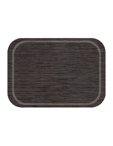 Plateau de service mélamine Roltex Fast Food wengé 375x265 mm