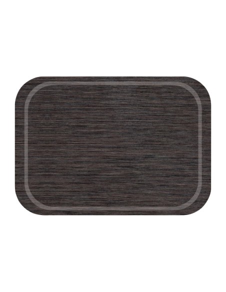 Plateau de service mélamine Roltex Fast Food wengé 375x265 mm