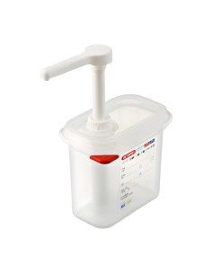 Distributeur de sauce Araven GN 1/9 1.5L transparent