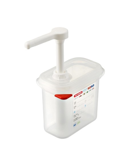 Distributeur de sauce Araven GN 1/9 1.5L transparent