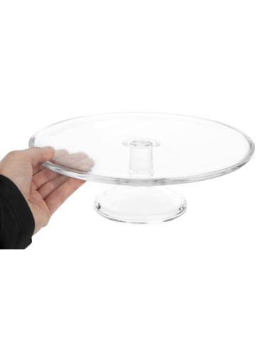 Présentoir à gâteau en verre Olympia - design classique