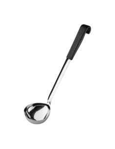 Louche manche noir Vogue 34 cm - inox 120ml
