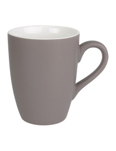 Mug pastel mat Olympia gris 320 ml - lot de 6