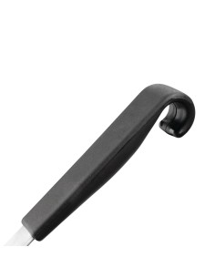 Louche manche noir Vogue 34 cm - inox 120ml 2