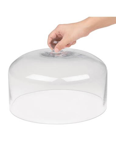Cloche à gâteau en verre Olympia - Présentoir élégant