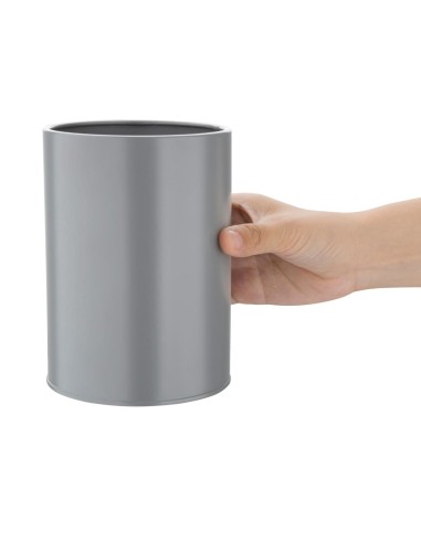 Récipient à couverts galvanisé gris Olympia - 1,37 L