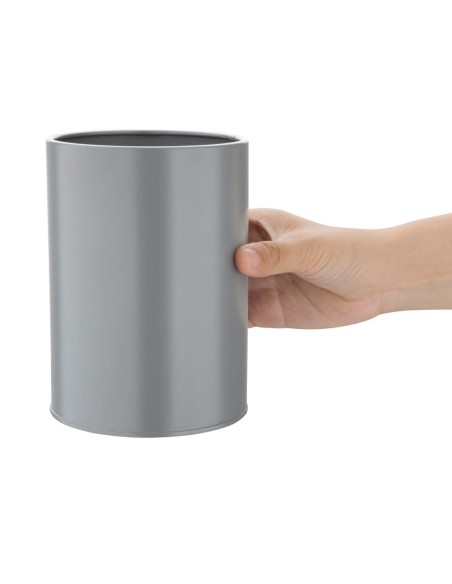 Récipient à couverts galvanisé gris Olympia - 1,37 L