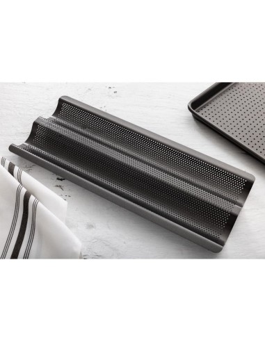 Plaque à baguettes antiadhésive MasterClass Crusty Bake - 5,5 L