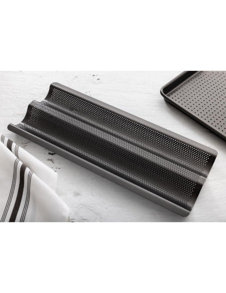 Plaque à baguettes antiadhésive MasterClass Crusty Bake - 5,5 L