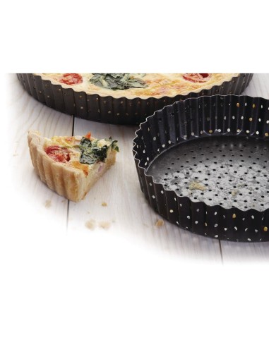 Moule à quiche Crusty Bake Masterclass 300mm - Acier carbone