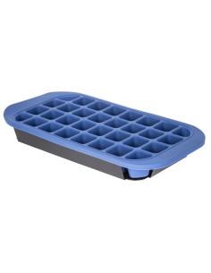 Bac à glaçons silicone Jeray - 32 cubes, bleu