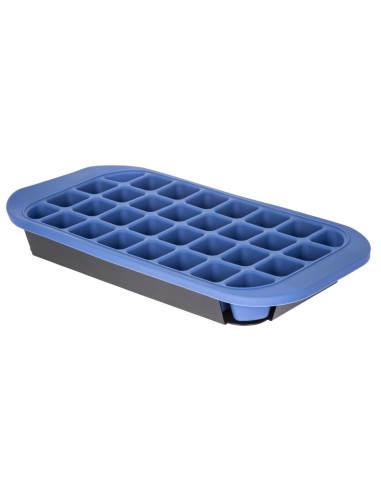 Bac à glaçons silicone Jeray - 32 cubes, bleu