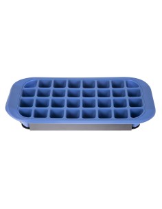 Bac à glaçons silicone Jeray - 32 cubes, bleu 2