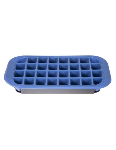 Bac à glaçons silicone Jeray - 32 cubes, bleu