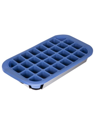 Bac à glaçons silicone Jeray - 32 cubes, bleu