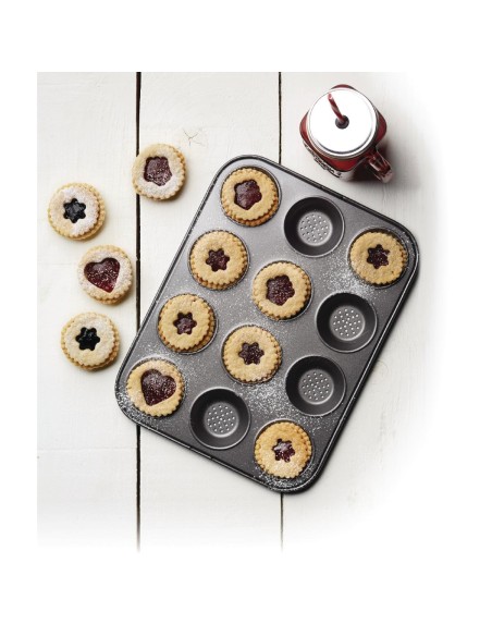 Plaque antiadhésive Masterclass Crusty Bake 12 godets